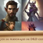 Dibujos de personajes de dungeons and dragons con inteligencia artificial