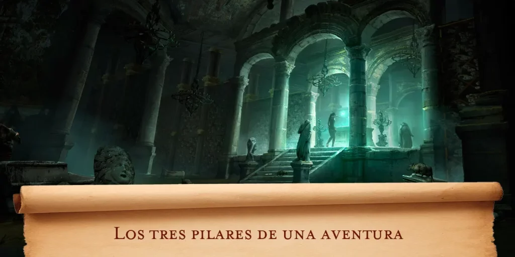 Los tres pilares de una aventura de D&D