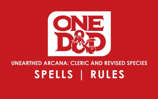Unearthed Arcana: reglas y conjuros