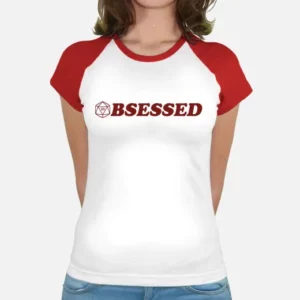 Camiseta Obsessed d20, entallada