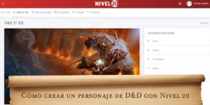 Cómo crear un personaje para D&D con Nivel 20