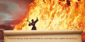 Usando magia para mantener el control del campo de batalla
