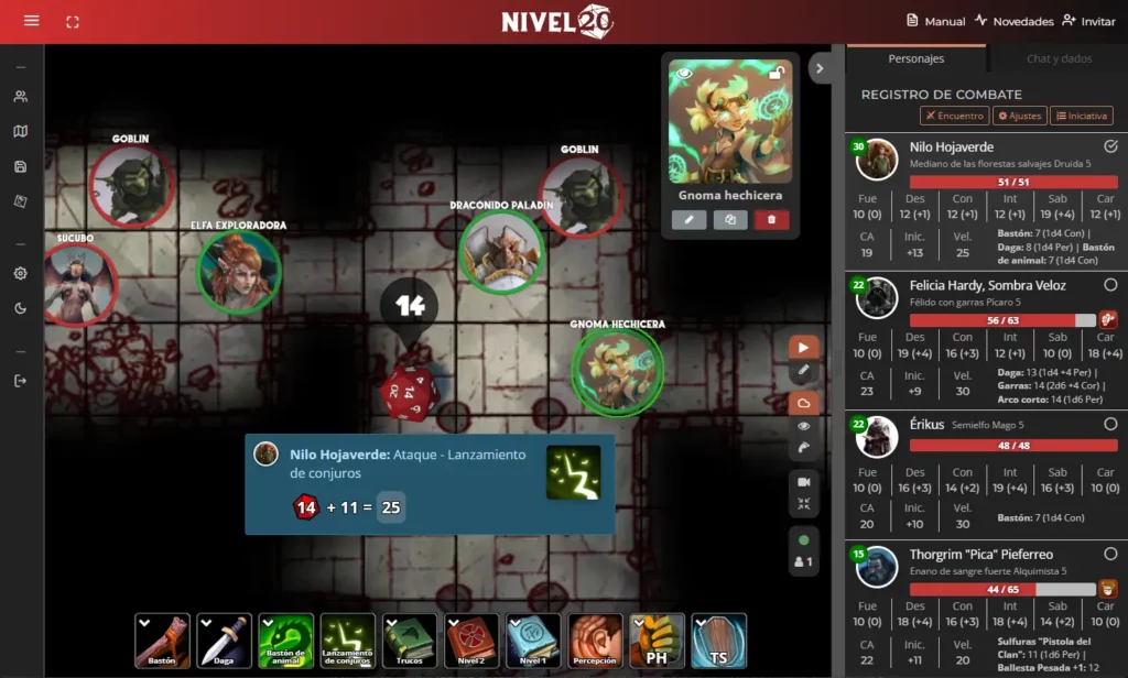 Nivel20 anuncia su nuevo tablero virtual 2D gratuito