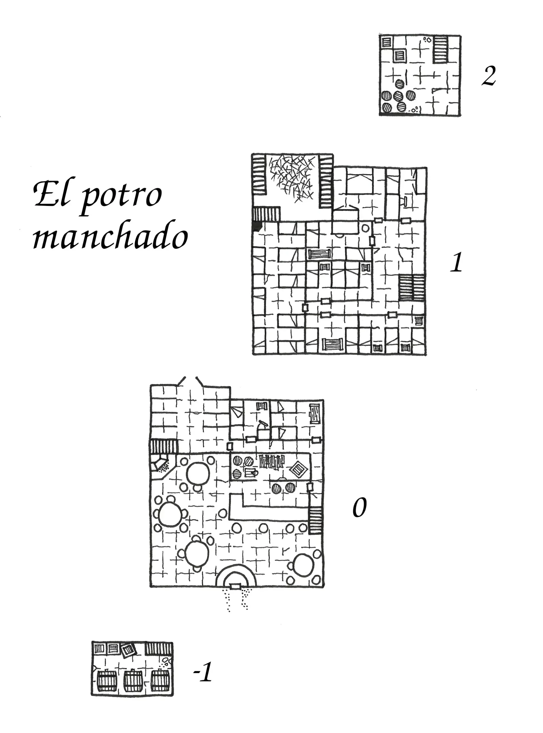 Mapa taberna El potro manchado